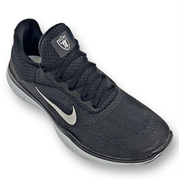 Men\'s Nike Free Trainer V7 x NFL Oakland Raiders Size 12 Shoes AA1948-001 Rare main image 5